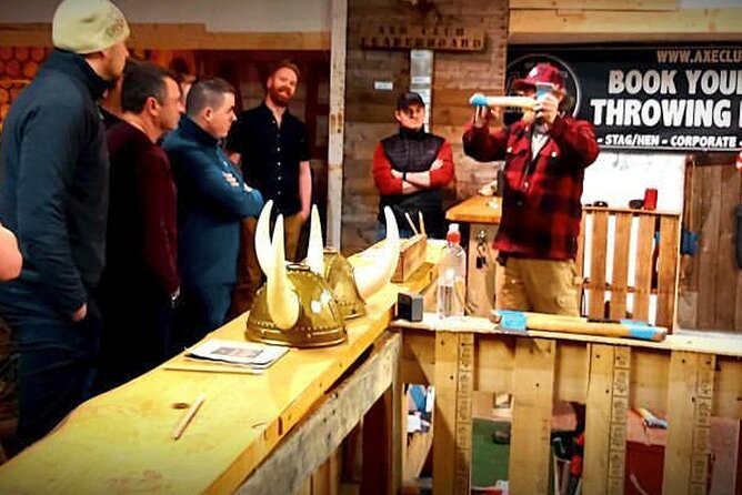 Axe Throwing Open Session (Dublin) 1hr - Arriving at Axe Club on Gaelic Street