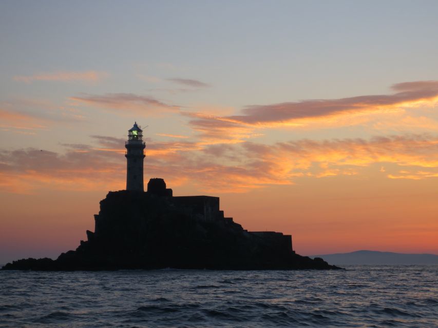 Baltimore Harbor: Sunset Cruise to Fastnet Rock Lighthouse - Baltimore Beacon and the first coastal views