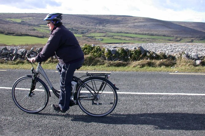 Burren Guided Electric Bike tour with Poulnabrone Portal Tomb - The route, pace, and group size