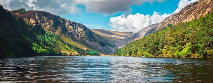 (Christmas Morning) Glendalough Half Day Tour from Dublin - Arriving at Glendalough’s two-lake setting