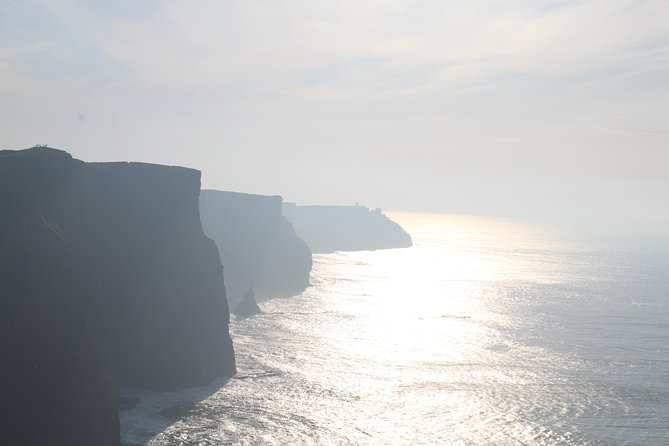 Cliffs of Moher including Cliffs of Moher Boat Experience Luxury Car Tour - The road west from Dublin