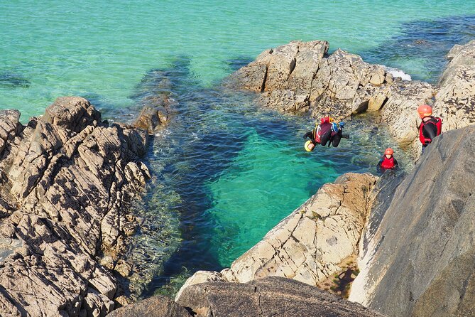Coasteering on Irelands Wild Atlantic Way - Caves, gullies, and Atlantic-shaped rock
