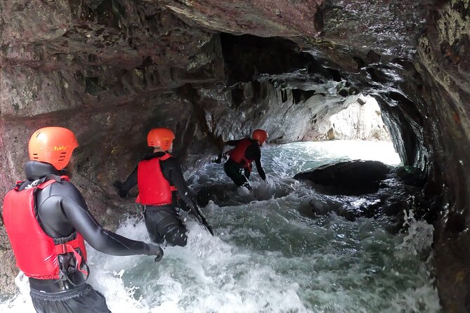 Coasteering on Irelands Wild Atlantic Way - Getting kitted out for a wet Atlantic session