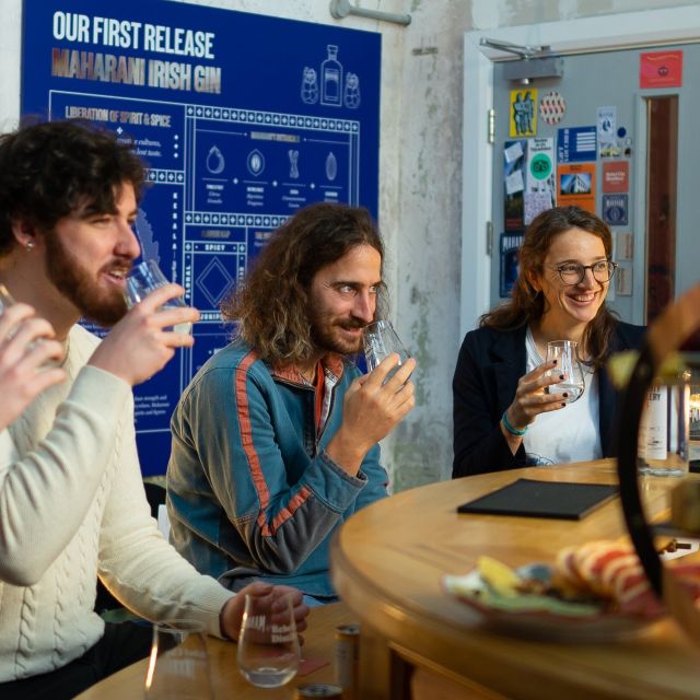 Cork City: Rebel City Distillery Tour - Tasting Maharani Gin Neat