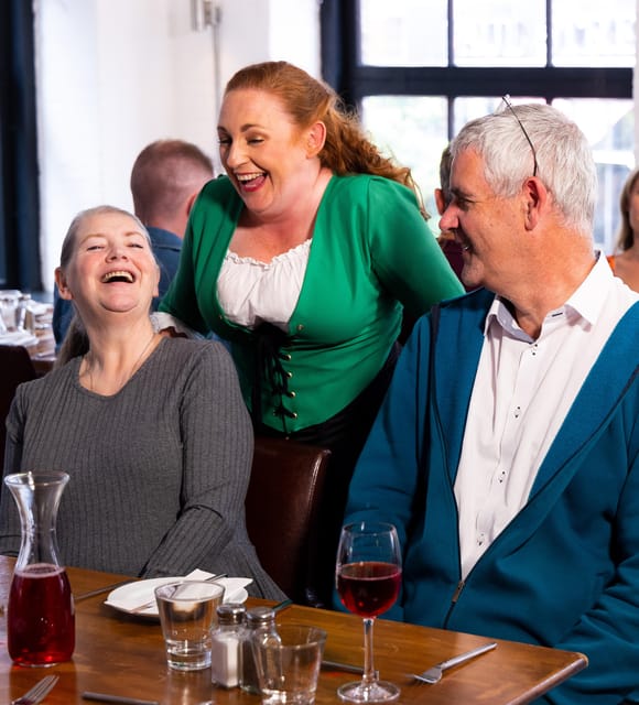 Cork: Hysterical Histories, Comedic Dinner Theater Show - Why Cork works so well as a dinner show