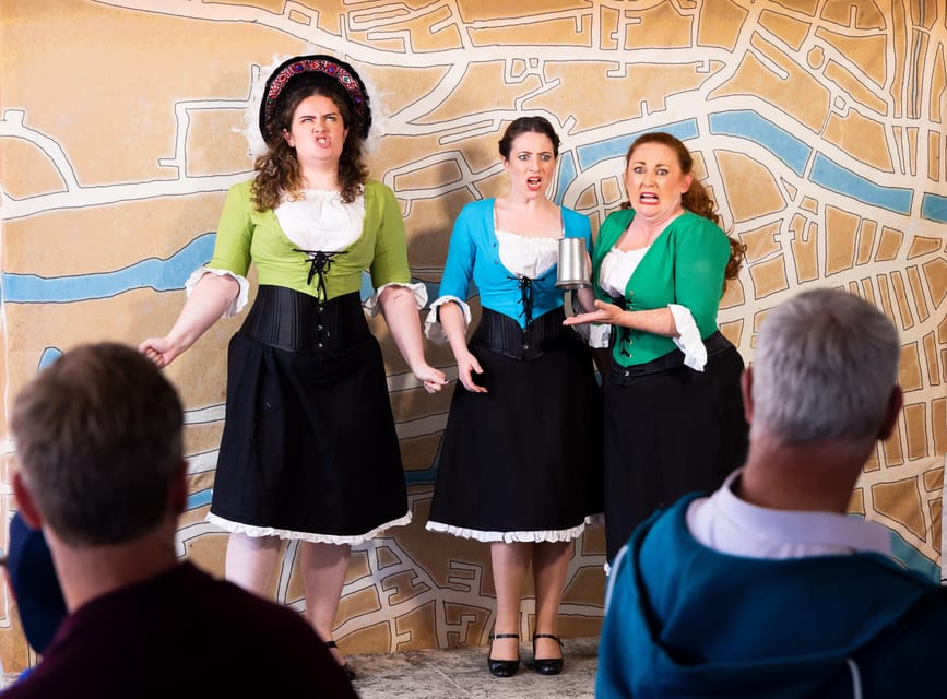 Cork: Hysterical Histories, Comedic Dinner Theater Show - The welcome sets the tone