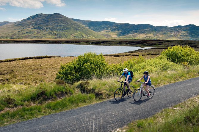 Cycling Westport & the Great Western green way. Mayo. Self-guided - Clew Bay, Islands, and Mountain Backdrops