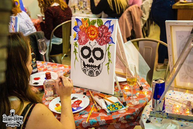 Drink & Draw: Paint A Masterpiece - What the two-hour format gives you
