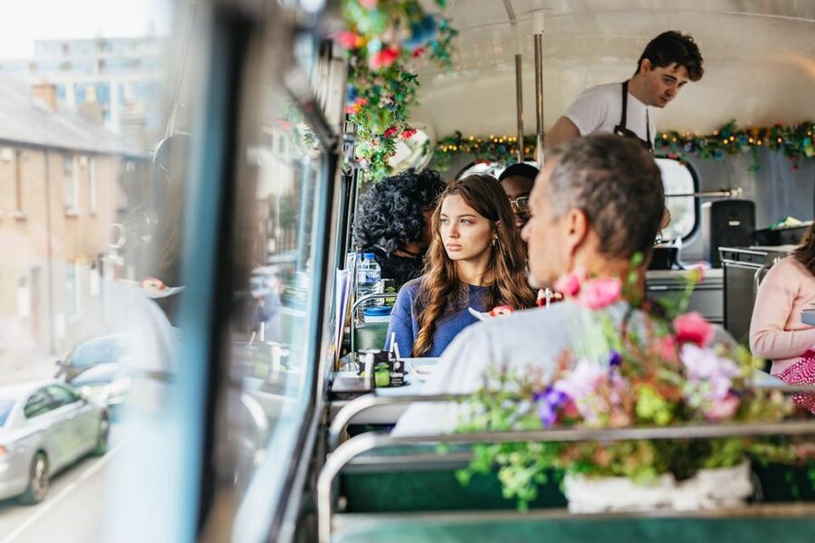 Dublin: Afternoon Tea Vintage Bus Tour - The hosts, music, and mood onboard