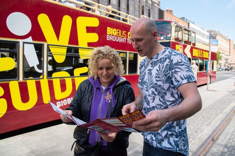 Dublin: Big Bus Hop-On, Hop-Off Tour with Live Guide - Temple Bar, Dublin Castle, and the medieval center