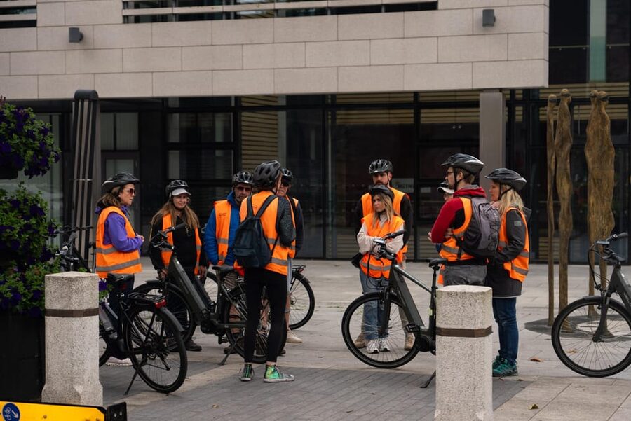 Dublin: Bike & E-Bike Tour with a Local Guide - Guinness Storehouse from the outside