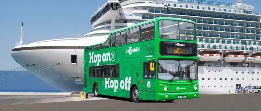 Dublin: Cruise Excursion Hop-On Hop-Off Tour & Rail Ticket - Dun Laoghaire to Pearse Station by DART