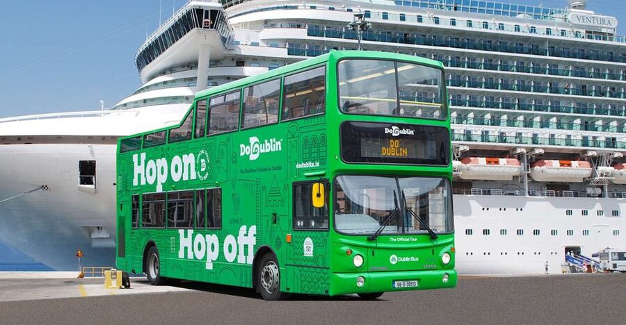 Dublin: Cruise Excursion Hop-On Hop-Off Tour & Rail Ticket - Trinity College, the Book of Kells, and College Green