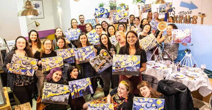 Dublin: Drinking and Painting Party with Art Instructor - Key points at a glance