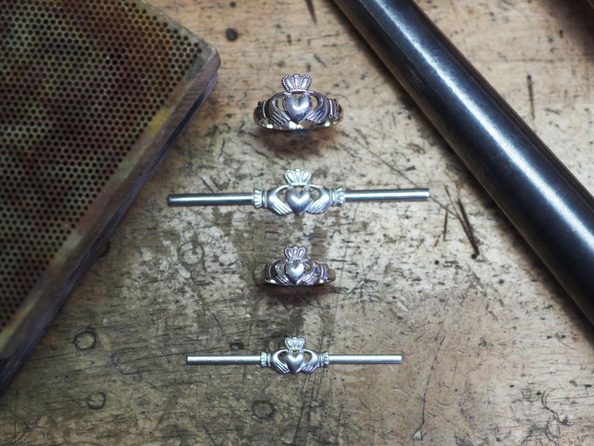 Dublin: Forge Your Own Silver Claddagh Ring Workshop - Turning a flat strip into a ring
