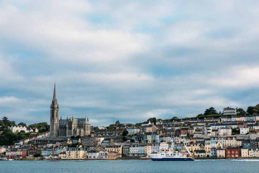 Dublin: Full-Day Tour to Cork, Cobh and Blarney Castle - The road to Cobh and Cork Harbour views