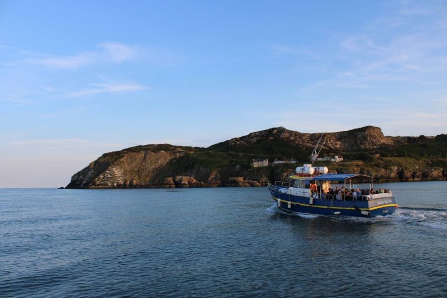 Dublin: Howth Cliffs and Lighthouse Cruise - Leaving the harbor and reaching the cliffs