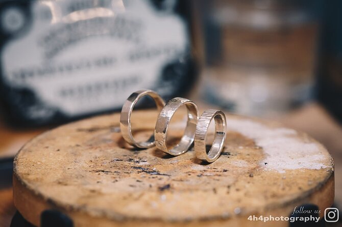Dublin Jewellery Forge a Hammered Silver ring:Georges Street - Starting at Silver Works on George’s Street