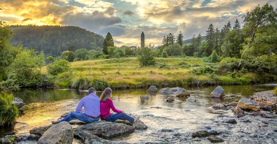 Dublin: Kilkenny, Wicklow & Glendalough Tour & Sheepdog Show - Leaving Dublin for Glendalough