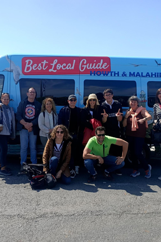 DUBLIN: Malahide castle and Howth MULTILINGUAL full day tour - The return through Bull Island and Fairview
