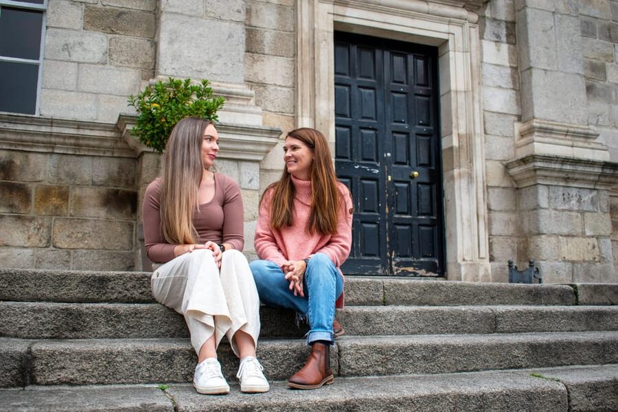 Dublin: Private Photo Experience - Trinity College: classic stone and a strong first portrait