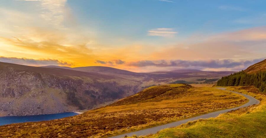 From Dublin: Wild Wicklow Mountains and Glendalough Tour - Killiney Hill gives you Dublin Bay at a glance