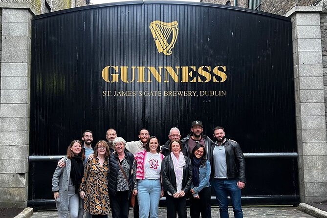 Guinness Storehouse: Entry ticket + Perfect Pint Pub Tour - Leaving St. James’s Gate for central Dublin