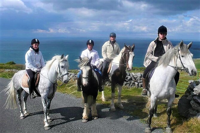 Horse riding - Dirt Trek Trail. Lisdoonvarna, Clare. Guided. 1 hour. - Arriving at Mountain View Horse Riding Centre