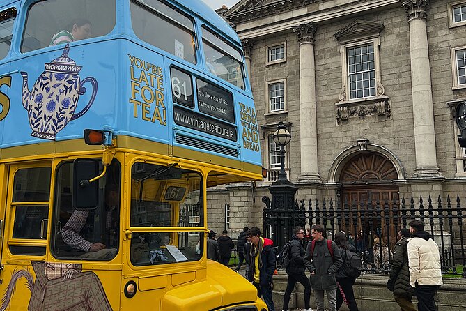 Irish Afternoon Tea on 1960s Vintage Bus in Dublin - Christ Church Cathedral and the medieval city