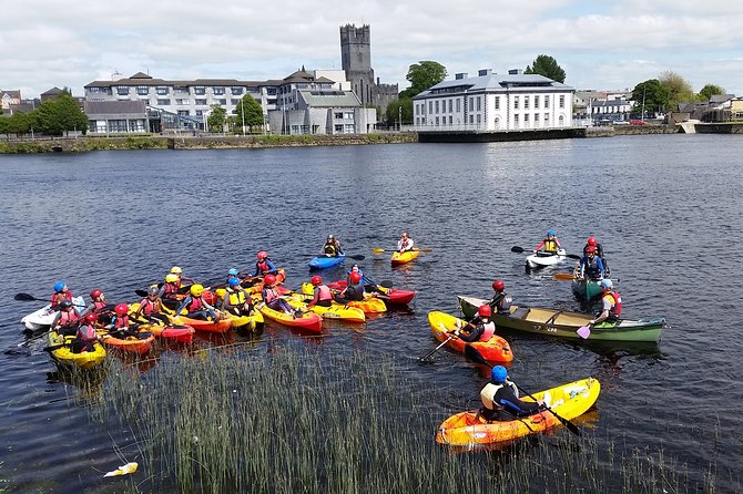 Kayaking & Canoeing in Limerick City - Getting settled for the first paddle