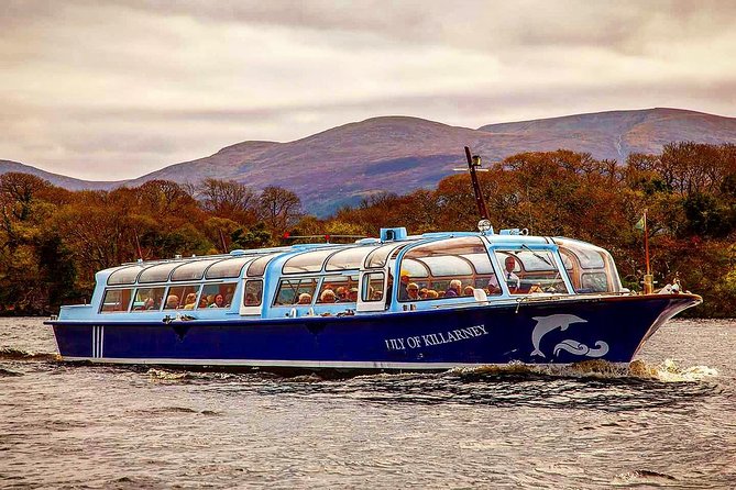 Lily of Killarney Lake Cruise - Lough Leane from a glass-covered watercoach