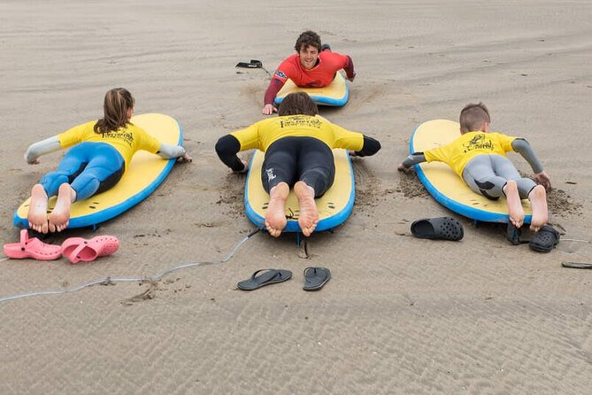 Sligo surfing. Sligo. Guided. 2½ hours - Learning on land before entering the water