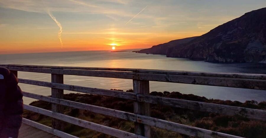 Teresa's slieve league tour - The uphill section and what it feels like